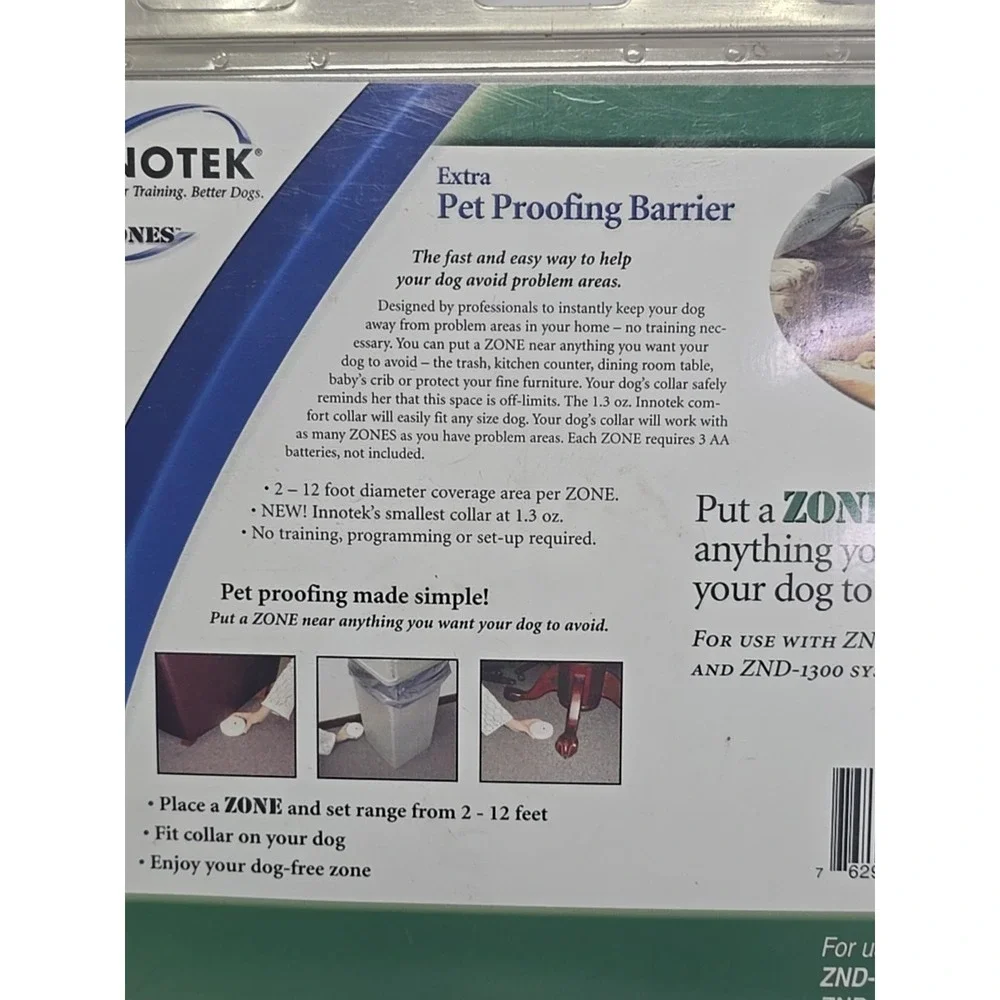 Brand New Innotex‎ ZND-1200 Instant Pet Barrier with 1 Zone